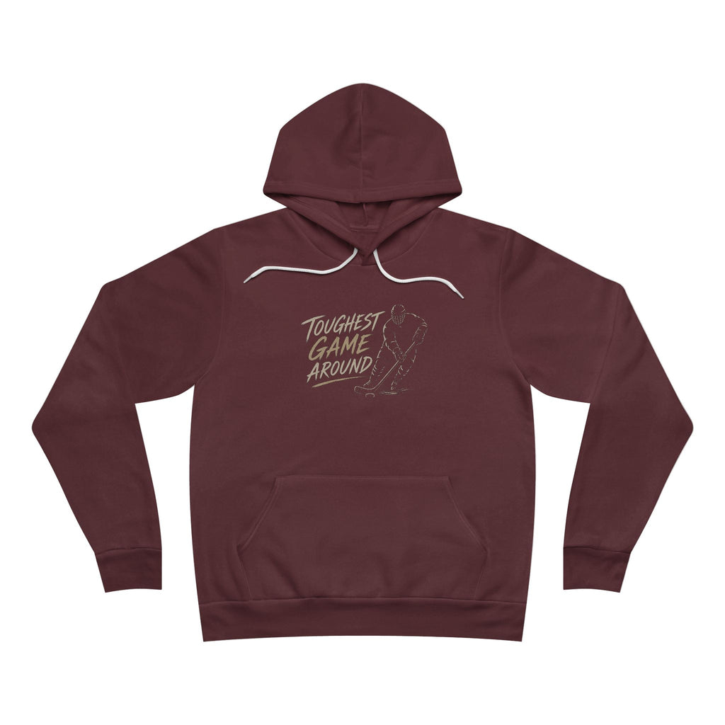 Toughest Game Around Hockey Hoodie | Vintage Hockey Sweatshirt Adult