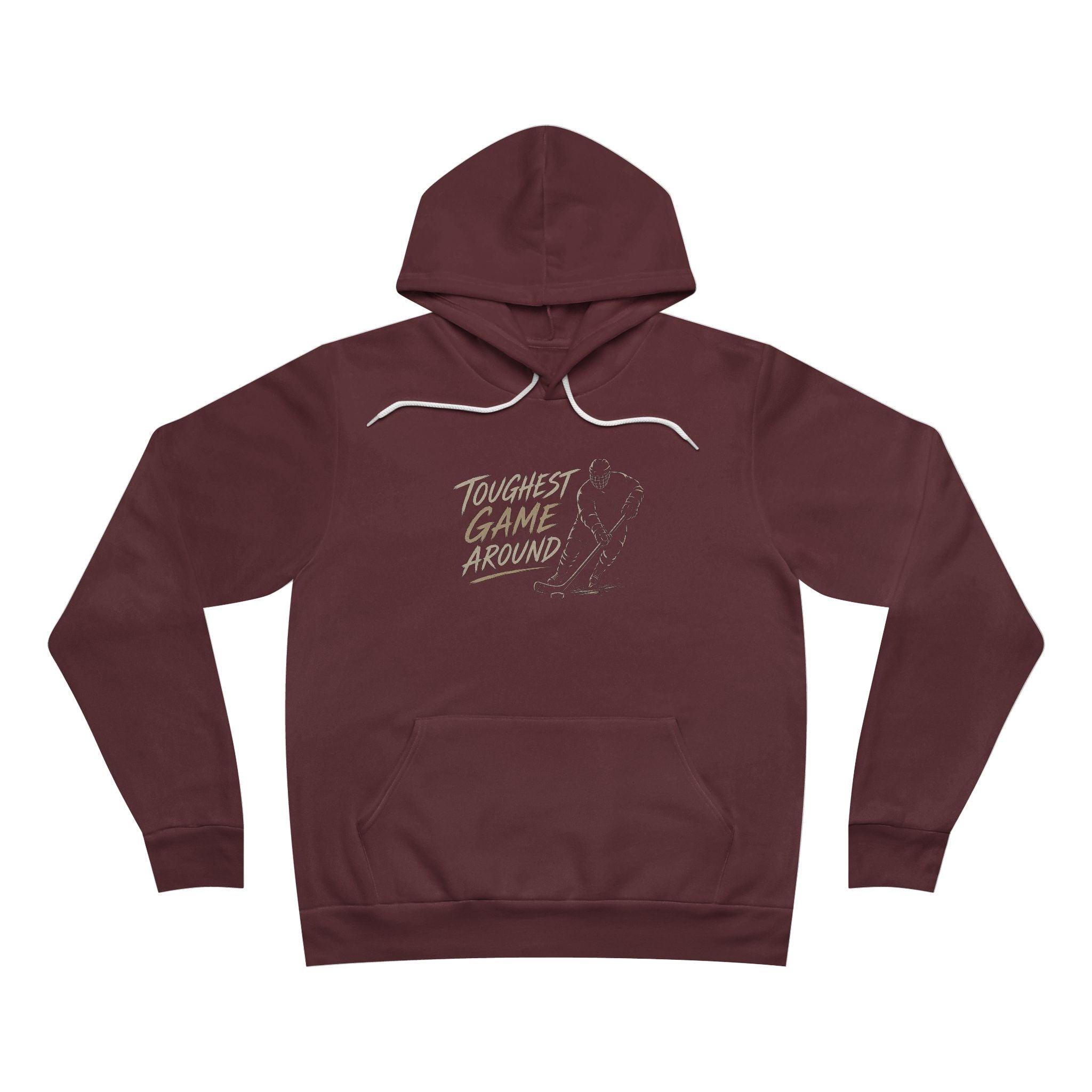 Toughest Game Around Hockey Hoodie | Vintage Hockey Sweatshirt Adult