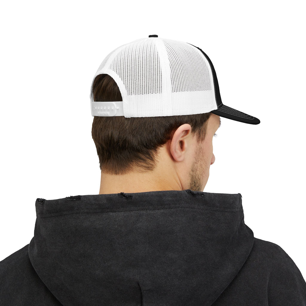 Chicken Tendie League Patch Trucker Cap — Embroidered Hockey Snapback Hat