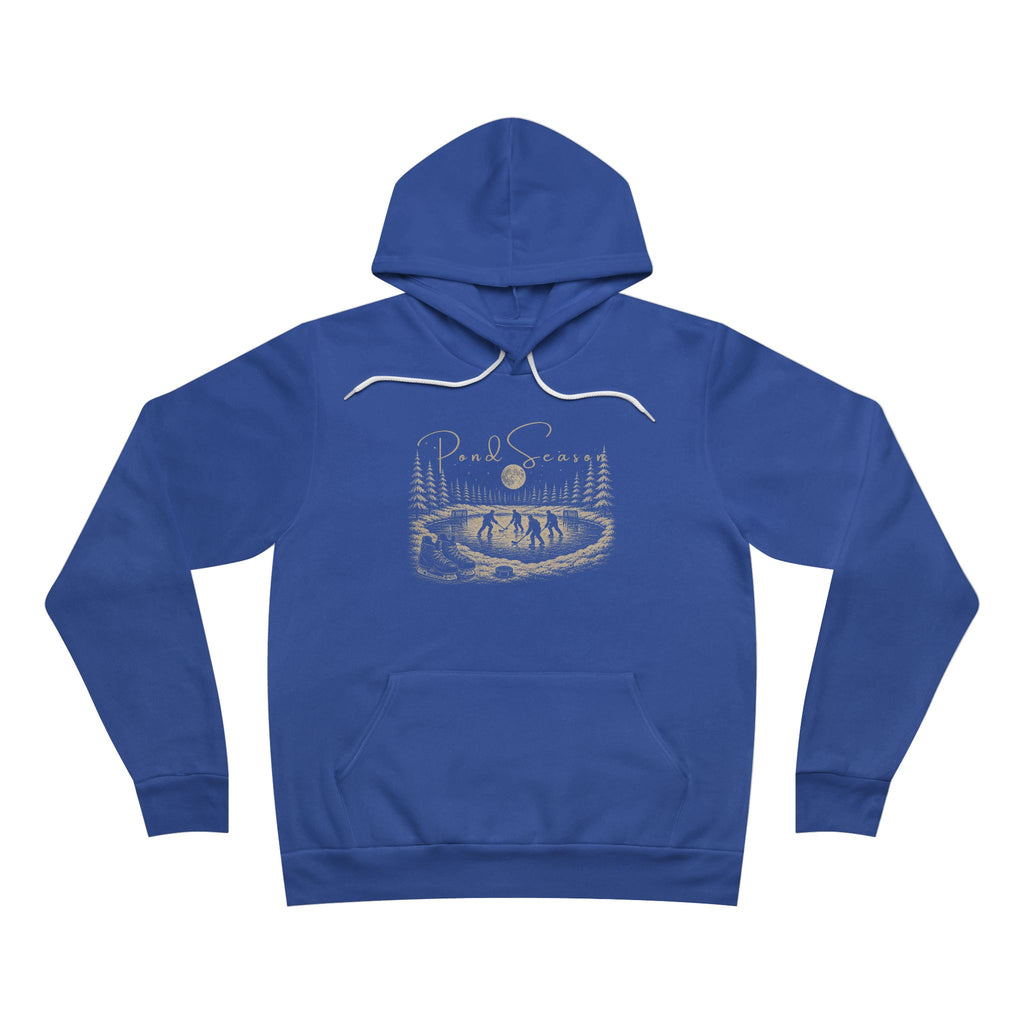 Pond Season Vintage Hockey Hoodie
