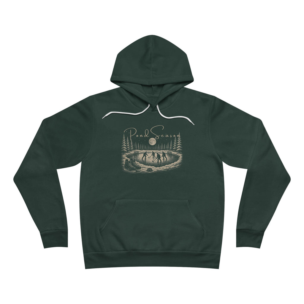 Pond Season Vintage Hockey Hoodie