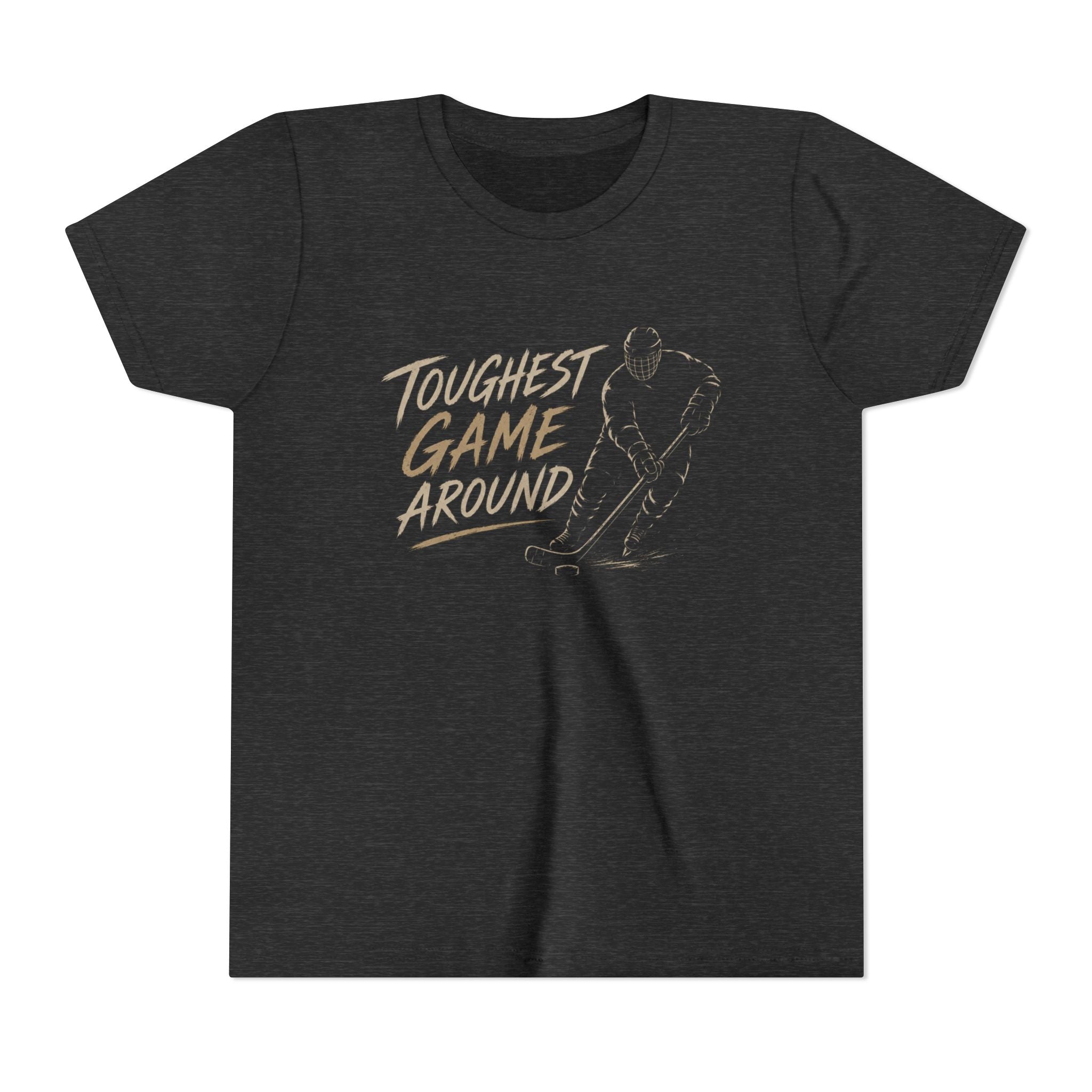 Youth Toughest Game Around Hockey Hoodie | Vintage Hockey Sweatshirt
