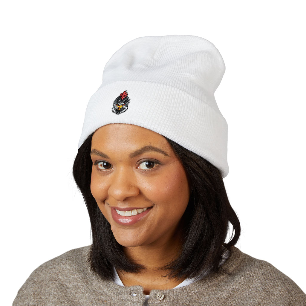 Chicken Tendie Hockey Goalie Classic Cuffed Beanie (Embroidery)