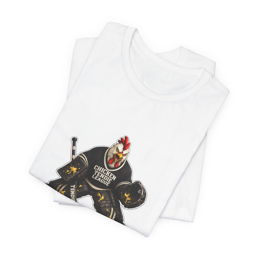 Chicken Tendie Hockey Goalie Unisex Jersey Short Sleeve Tee