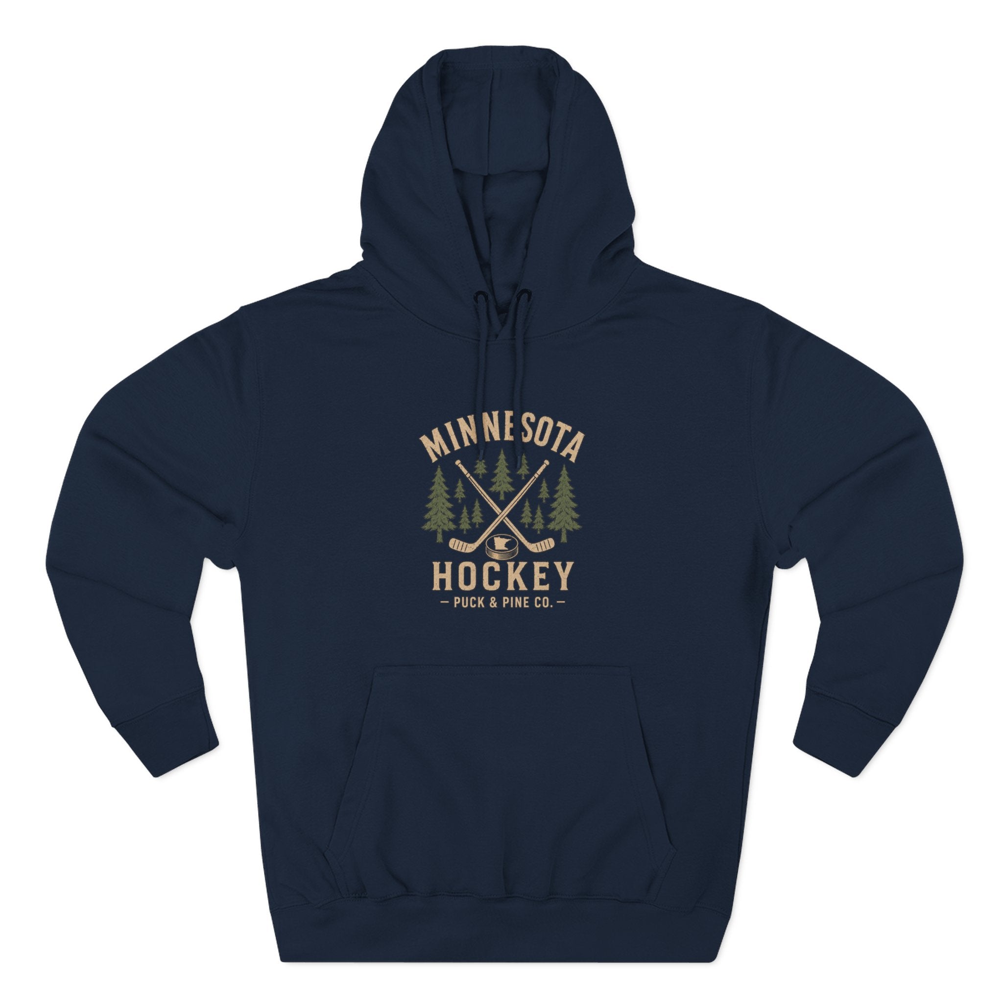 Minnesota Hockey Hoodie | Puck & Pine Co. Adult Unisex