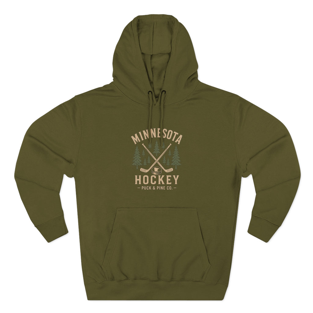 Minnesota Hockey Hoodie | Puck & Pine Co. Adult Unisex
