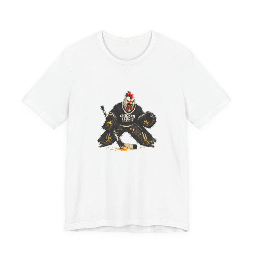 Chicken Tendie Hockey Goalie Unisex Jersey Short Sleeve Tee