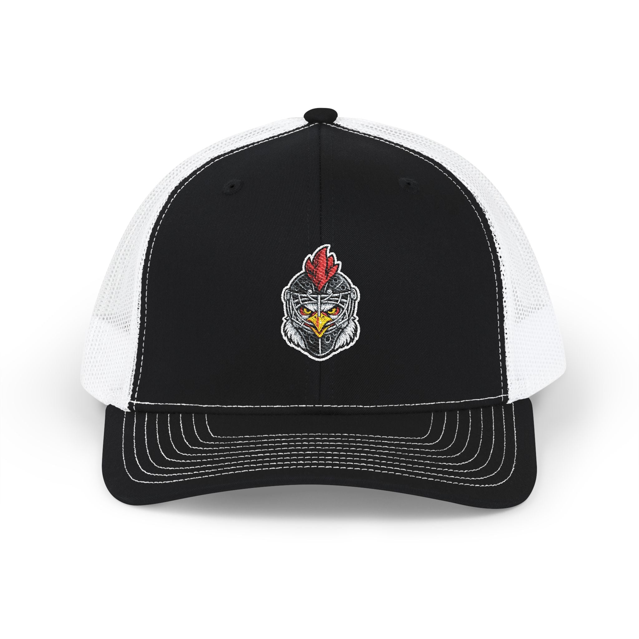 Chicken Tendie League Patch Trucker Cap — Embroidered Hockey Snapback Hat