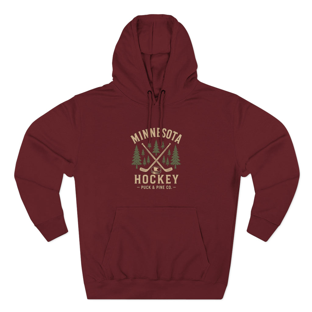 Minnesota Hockey Hoodie | Puck & Pine Co. Adult Unisex