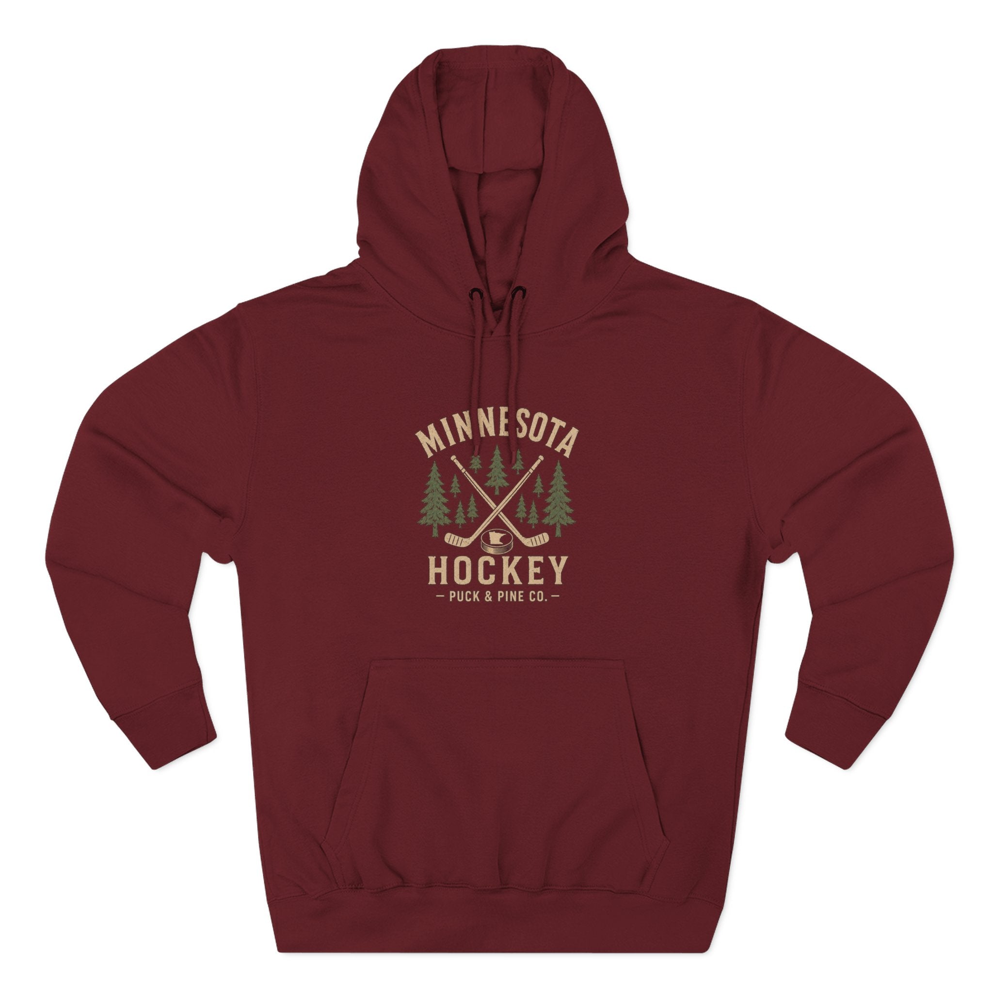 Minnesota Hockey Hoodie | Puck & Pine Co. Adult Unisex