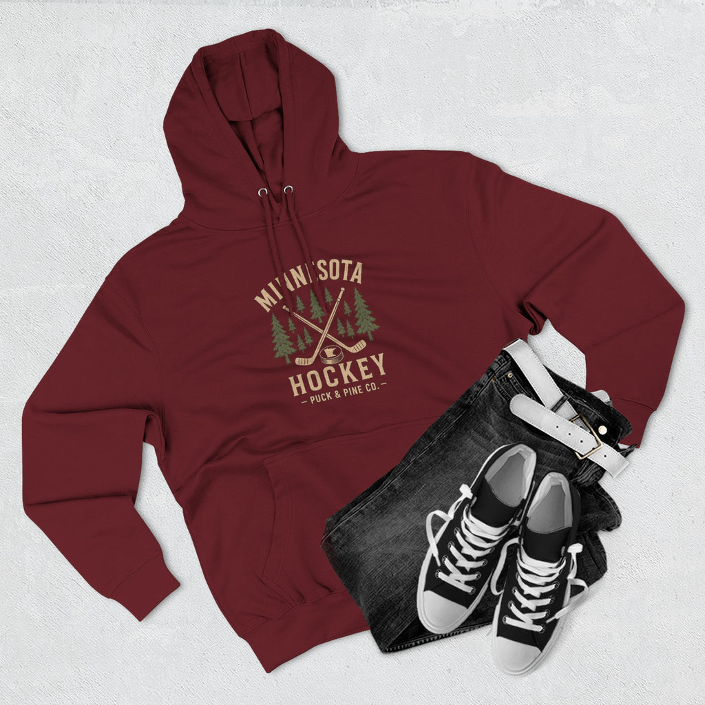 Minnesota Hockey Hoodie | Puck & Pine Co. Adult Unisex