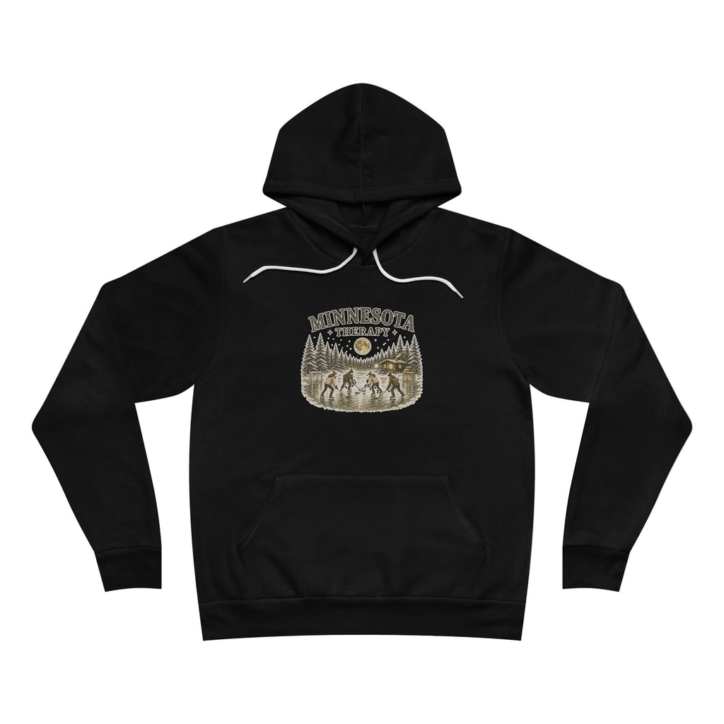 Minnesota Therapy Vintage Pond Hockey Hoodie Adult