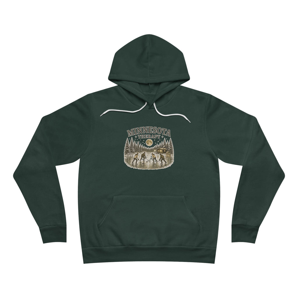 Minnesota Therapy Vintage Pond Hockey Hoodie Adult