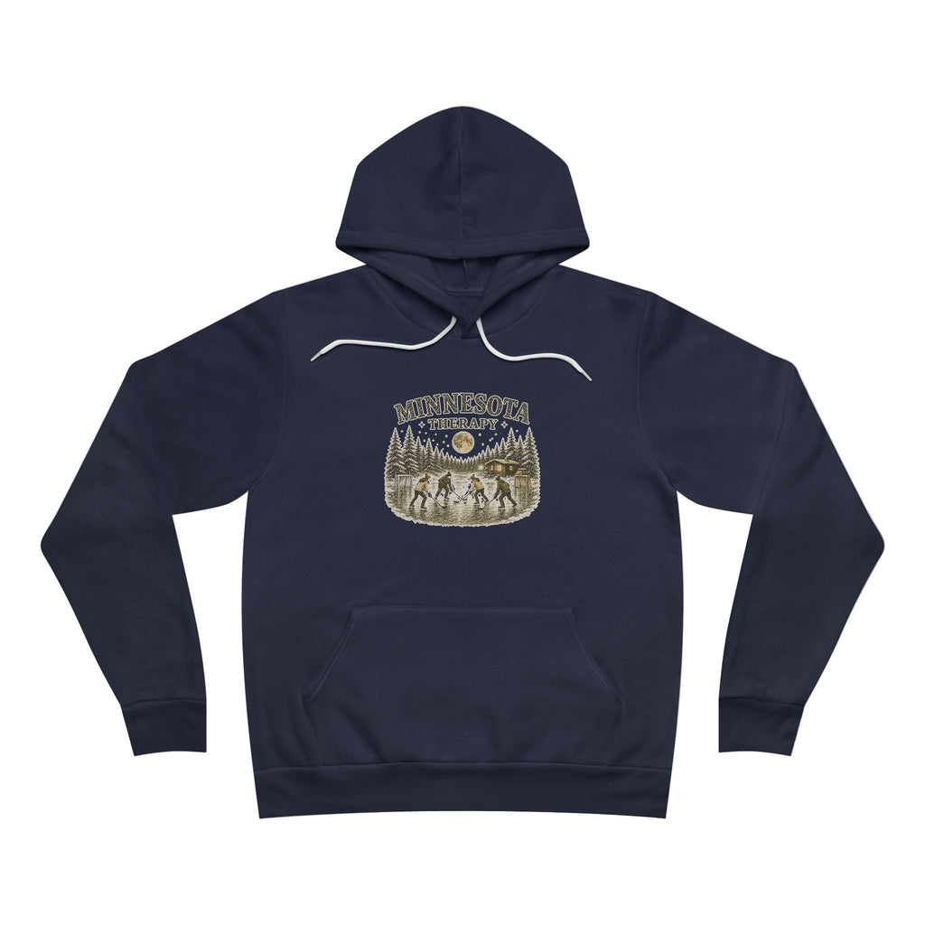 Minnesota Therapy Vintage Pond Hockey Hoodie Adult