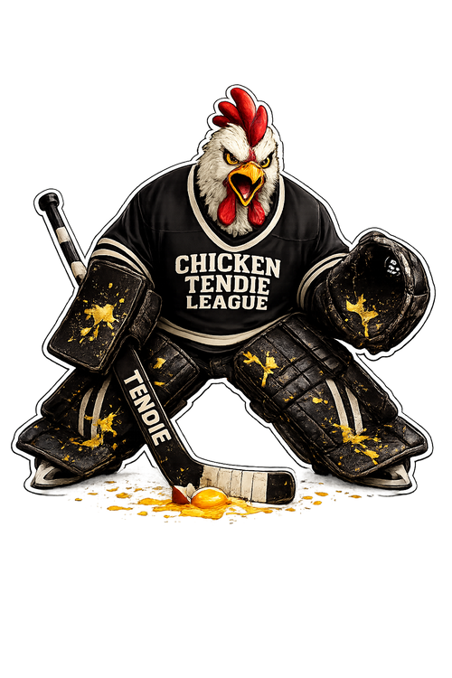 Chicken Tendie Hockey Goalie Unisex Jersey Short Sleeve Tee