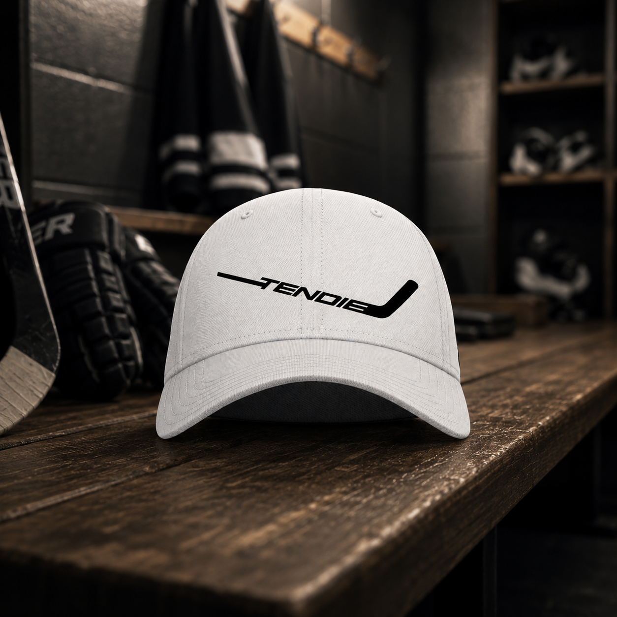 TENDIE Hockey Stick Hat | Under Armour® Team Blitzing Cap | Goalie-Inspired Hockey CapUnder