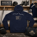 Toughest Game Around Hockey Hoodie | Vintage Hockey Sweatshirt Adult